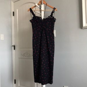 Finders keepers color :navy strawberry lola dress